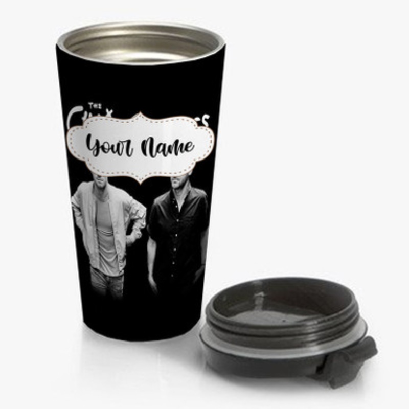 Pastele The Chainsmokers Art Custom Personalized Name Stainless Steel Travel Mug