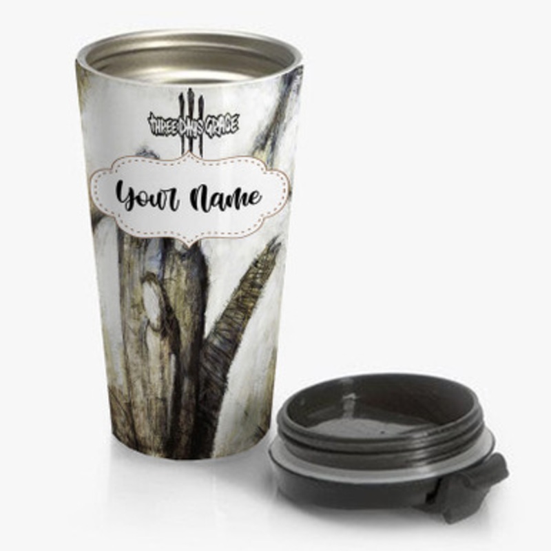 Pastele Three Days Grace Custom Personalized Name Stainless Steel Travel Mug