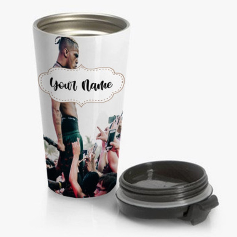 Pastele XXXTentacion Custom Personalized Name Stainless Steel Travel Mug