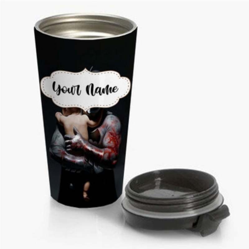 Pastele Batman Save The Baby Custom Personalized Name Stainless Steel Travel Mug