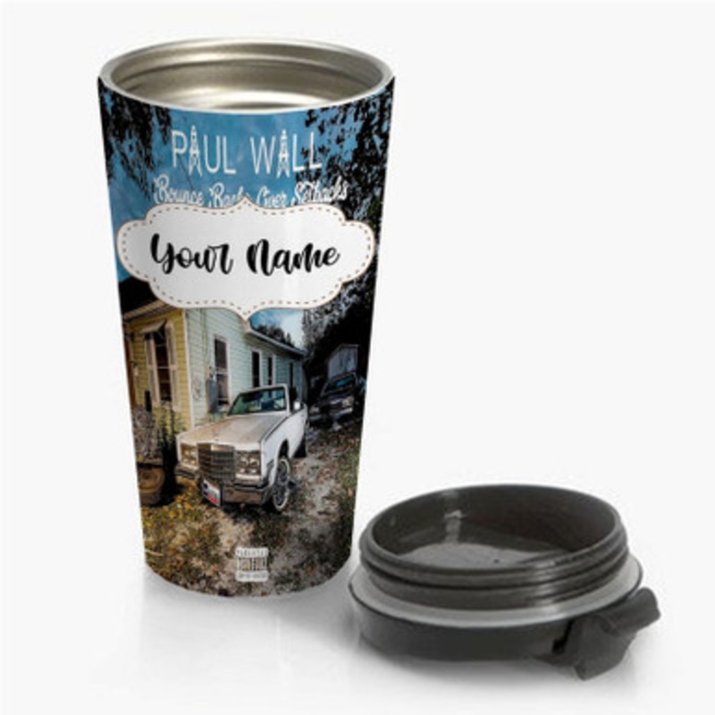 Pastele Bounce Backs Over Setbacks Paul Wall Custom Personalized Name Stainless Steel Travel Mug