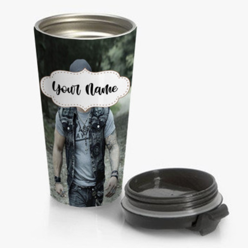 Pastele Brantley Gilbert New Custom Personalized Name Stainless Steel Travel Mug