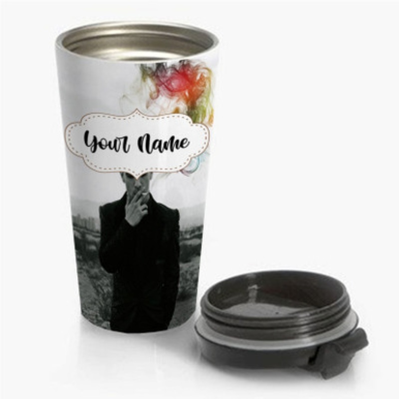 Pastele Brendon Urie New Custom Personalized Name Stainless Steel Travel Mug
