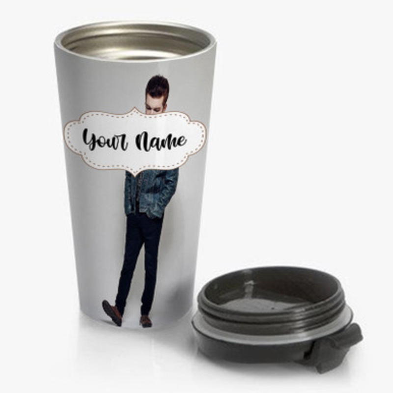 Pastele Cameron Monaghan Custom Personalized Name Stainless Steel Travel Mug