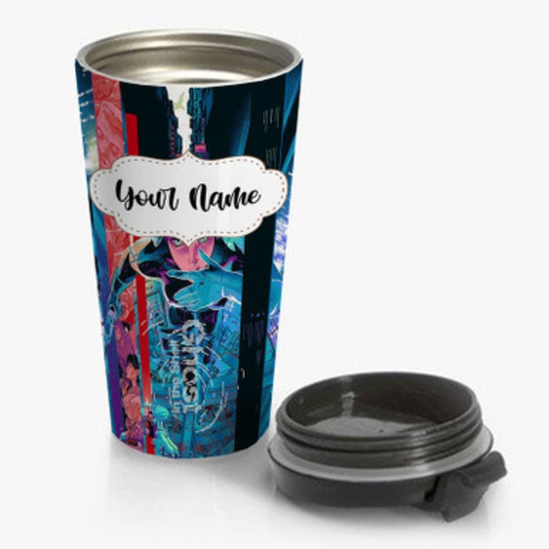 Pastele Ghost in the Shell Custom Personalized Name Stainless Steel Travel Mug