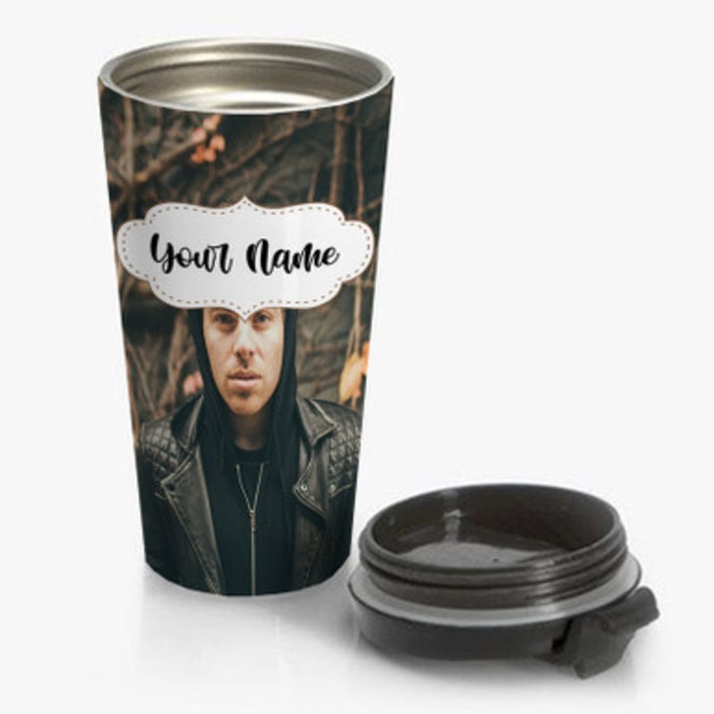 Pastele Hoodie Allen Custom Personalized Name Stainless Steel Travel Mug