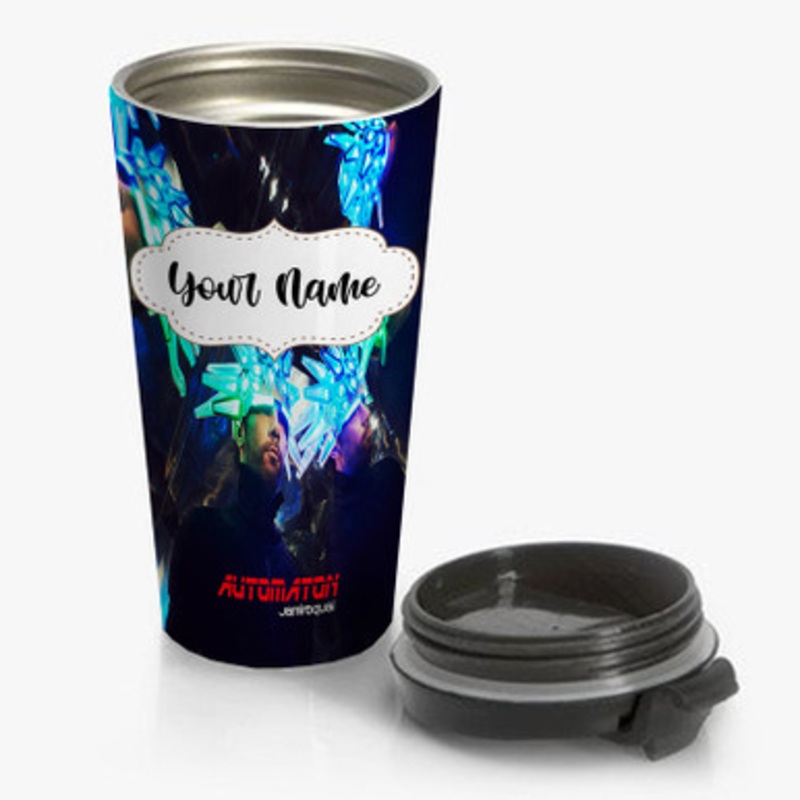 Pastele Jamiroquai Automaton Custom Personalized Name Stainless Steel Travel Mug