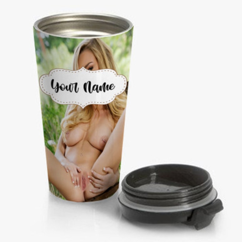 Pastele Kendra Sunderland Custom Personalized Name Stainless Steel Travel Mug
