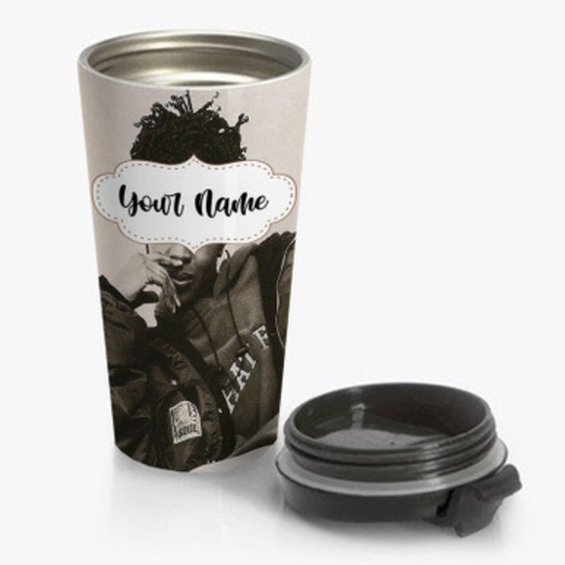 Pastele Lauryn Hill Custom Personalized Name Stainless Steel Travel Mug
