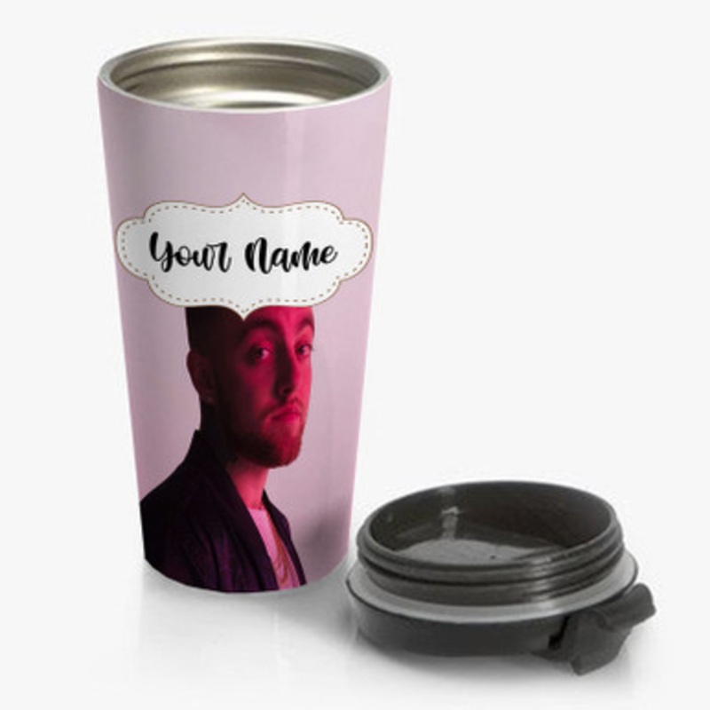 Pastele Mac Miller New Custom Personalized Name Stainless Steel Travel Mug
