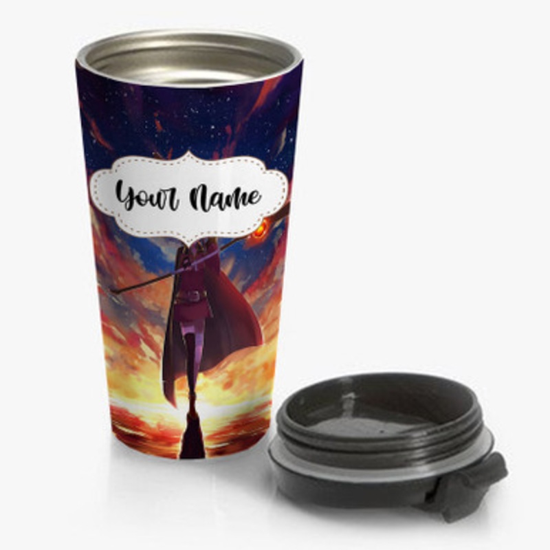 Pastele Megumin Konosuba Custom Personalized Name Stainless Steel Travel Mug