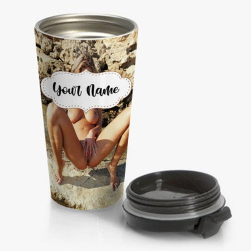 Pastele Mia Malkova New Custom Personalized Name Stainless Steel Travel Mug