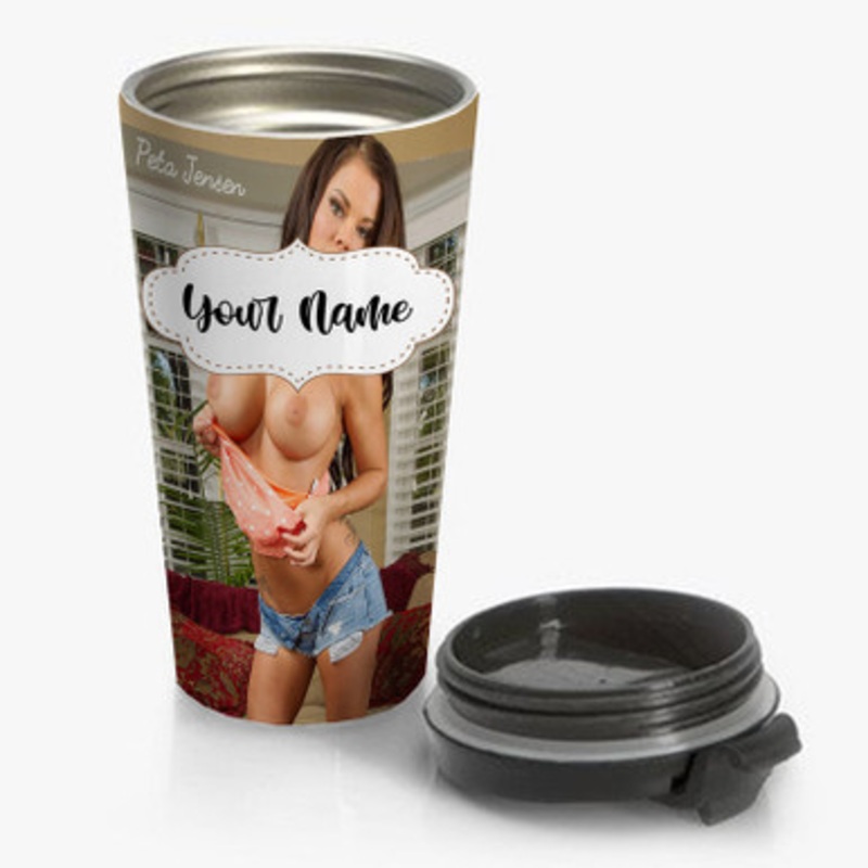 Pastele Peta Jensen Custom Personalized Name Stainless Steel Travel Mug