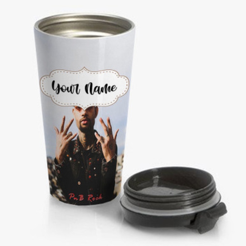 Pastele Pn B Rock Custom Personalized Name Stainless Steel Travel Mug
