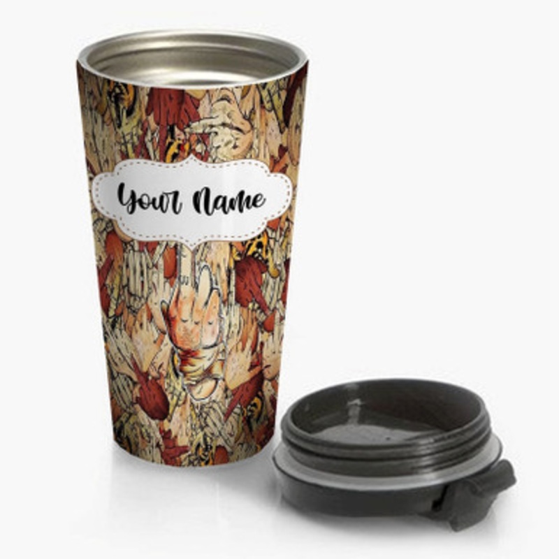 Pastele Pouya Suicide Boys Custom Personalized Name Stainless Steel Travel Mug