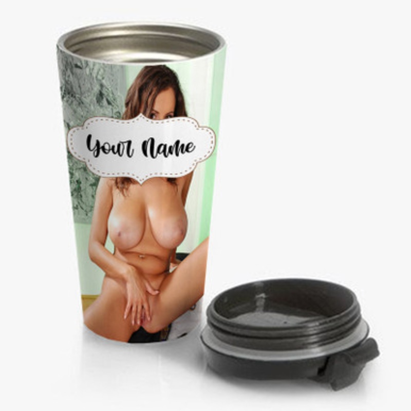 Pastele Sensual Jane Custom Personalized Name Stainless Steel Travel Mug
