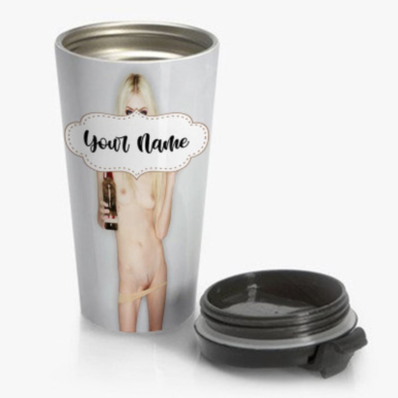 Pastele Taylor Momsen Arts Custom Personalized Name Stainless Steel Travel Mug