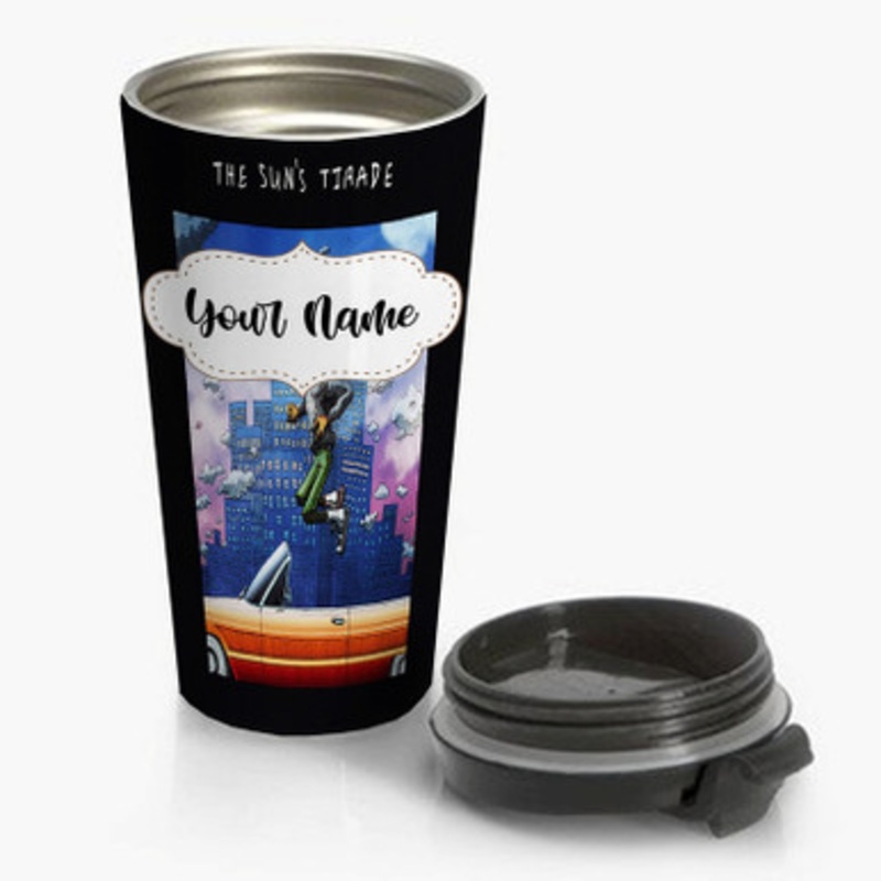 Pastele The Sun s Trade Isaiah Rashad Custom Personalized Name Stainless Steel Travel Mug