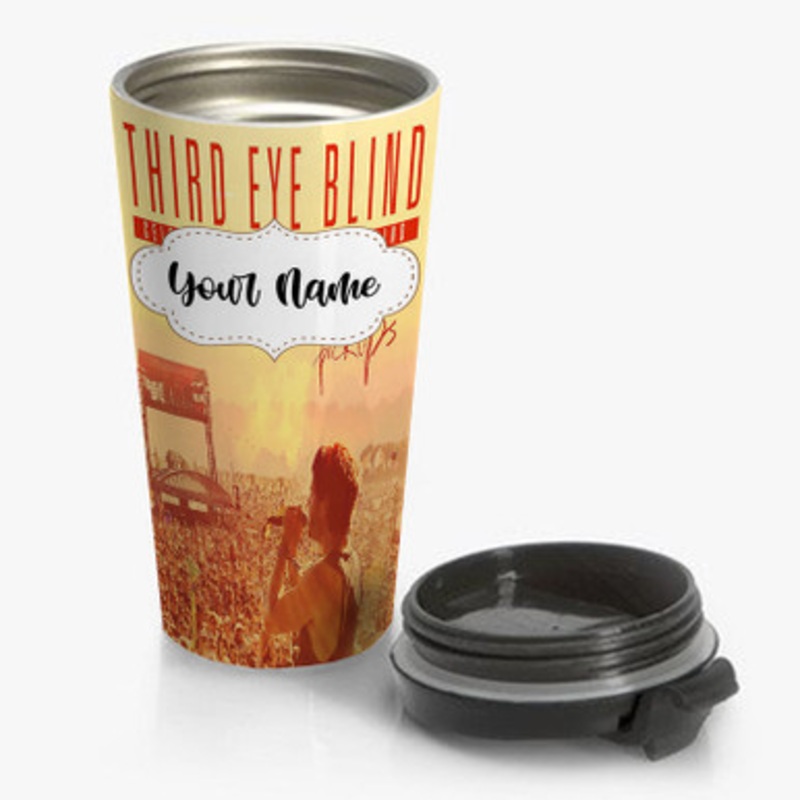 Pastele Third Eye Blind Summer Gods Tour Custom Personalized Name Stainless Steel Travel Mug