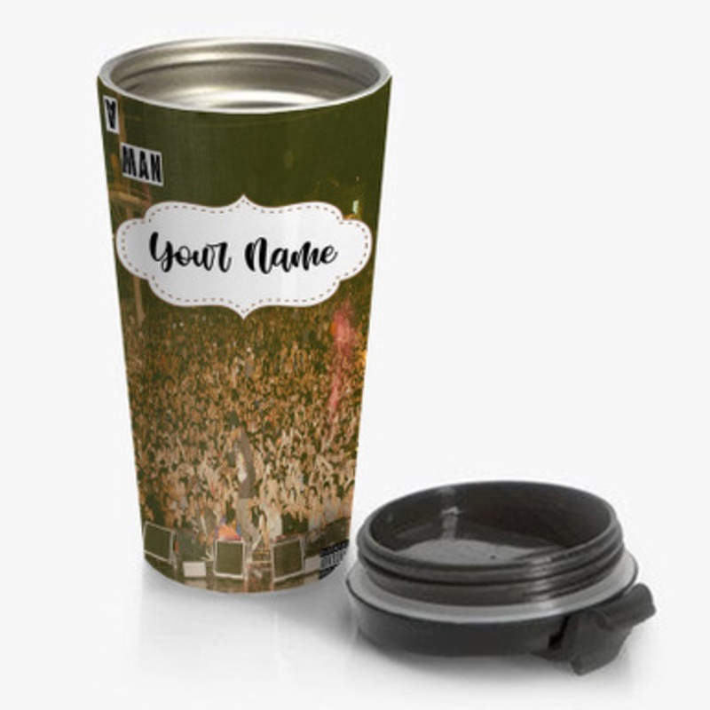 Pastele Travis Scott A Man Custom Personalized Name Stainless Steel Travel Mug