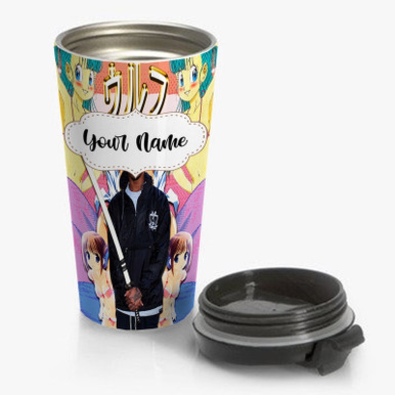 Pastele Xavier Wulf Custom Personalized Name Stainless Steel Travel Mug