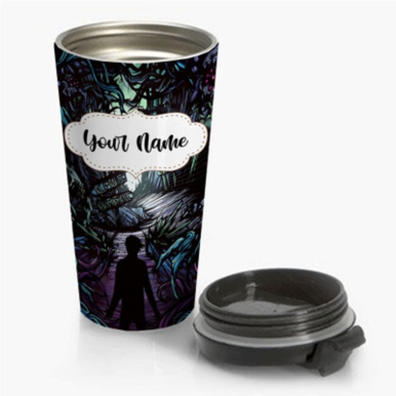 Pastele A Day To Remember Album Cover Custom Personalized Name Stainless Steel Travel Mug