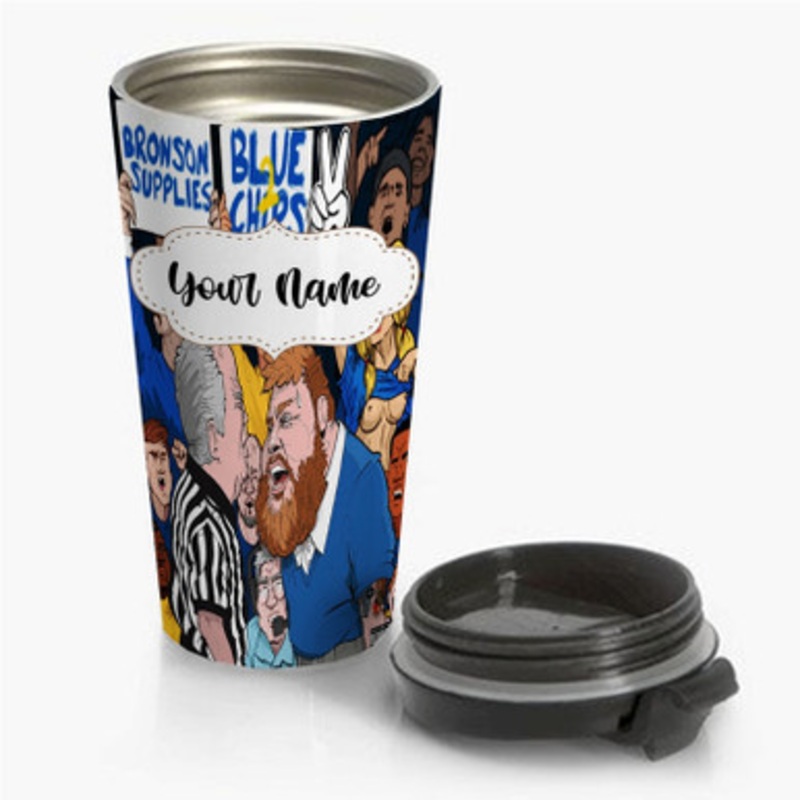 Pastele Action Bronson Blue Chips New Custom Personalized Name Stainless Steel Travel Mug