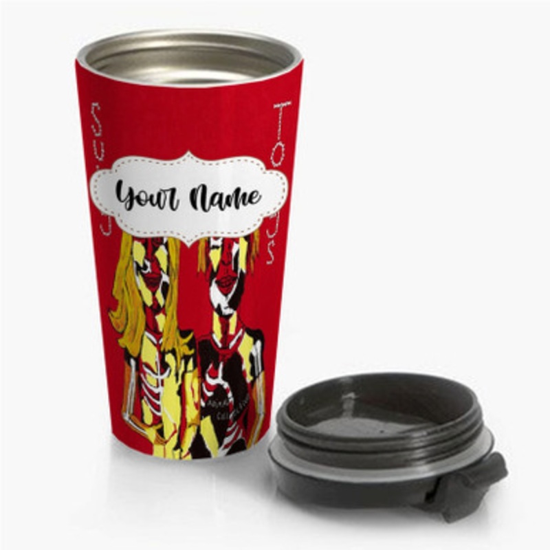 Pastele Animal Collective Performing Sung Tongs Custom Personalized Name Stainless Steel Travel Mug