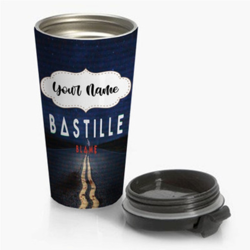 Pastele Bastille Blame Custom Personalized Name Stainless Steel Travel Mug