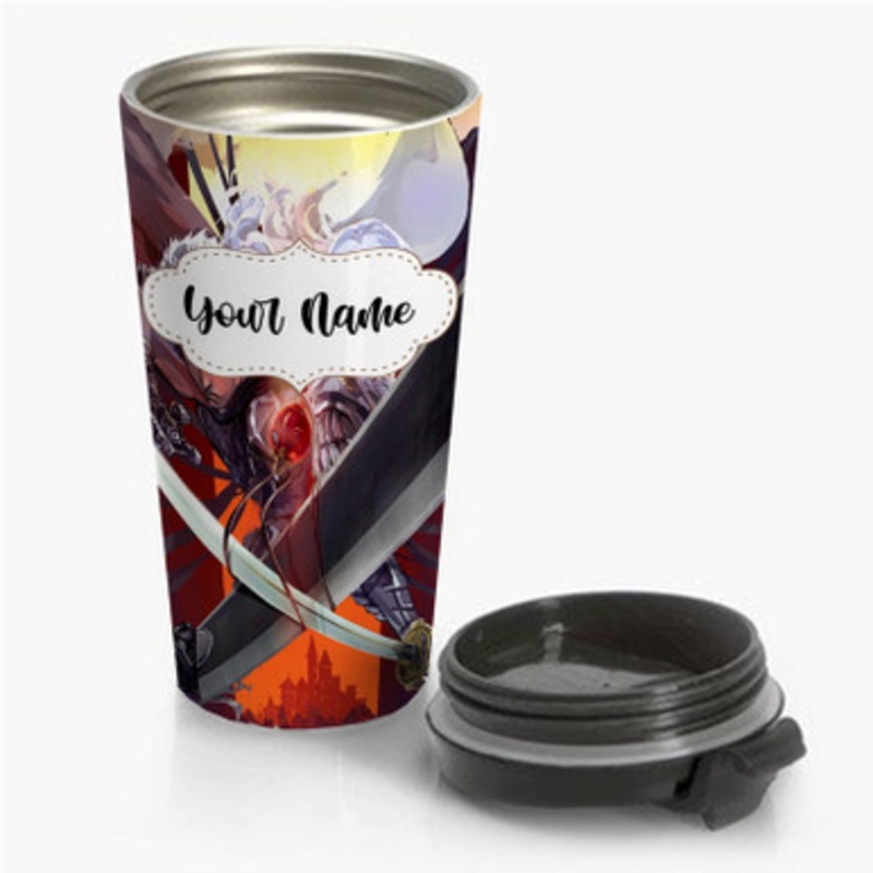 Pastele Berserk New Custom Personalized Name Stainless Steel Travel Mug