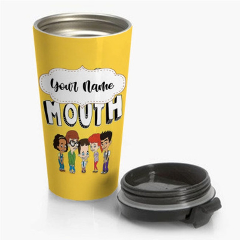 Pastele Big Mouth New Custom Personalized Name Stainless Steel Travel Mug