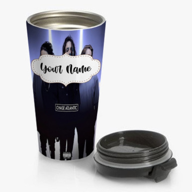Pastele Chase Atlantic Custom Personalized Name Stainless Steel Travel Mug