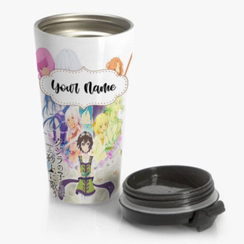 Pastele Children of the Whales Custom Personalized Name Stainless Steel Travel Mug