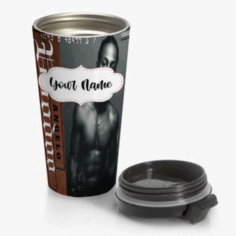 Pastele D Angelo Custom Personalized Name Stainless Steel Travel Mug