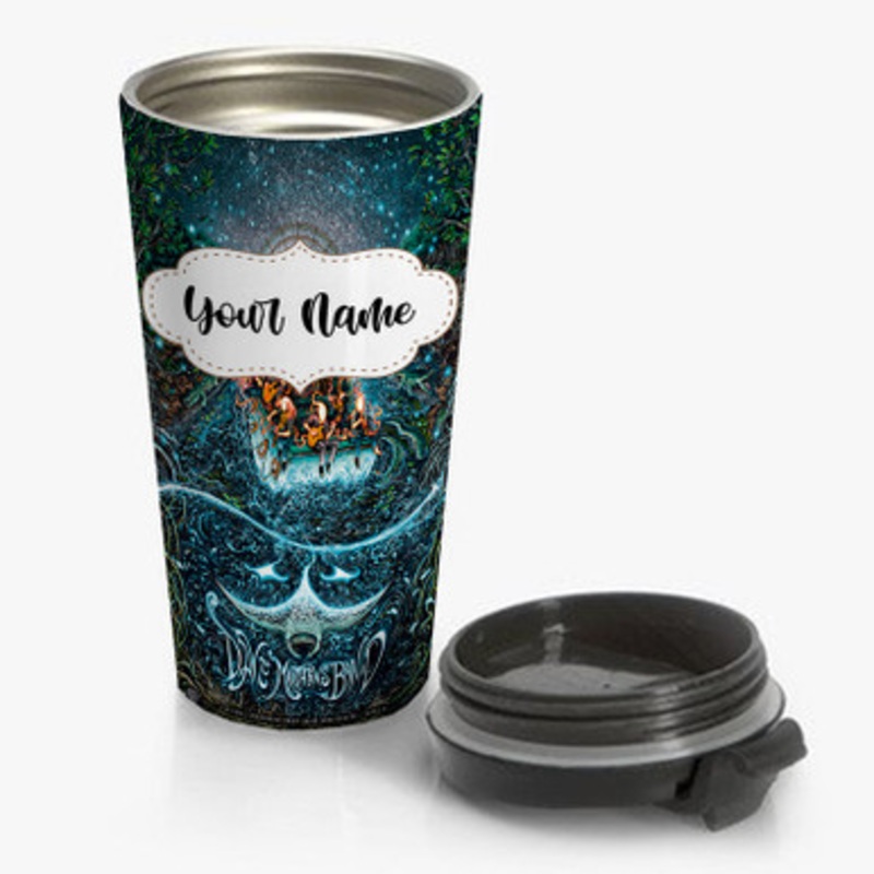 Pastele Dave Matthews Band Custom Personalized Name Stainless Steel Travel Mug