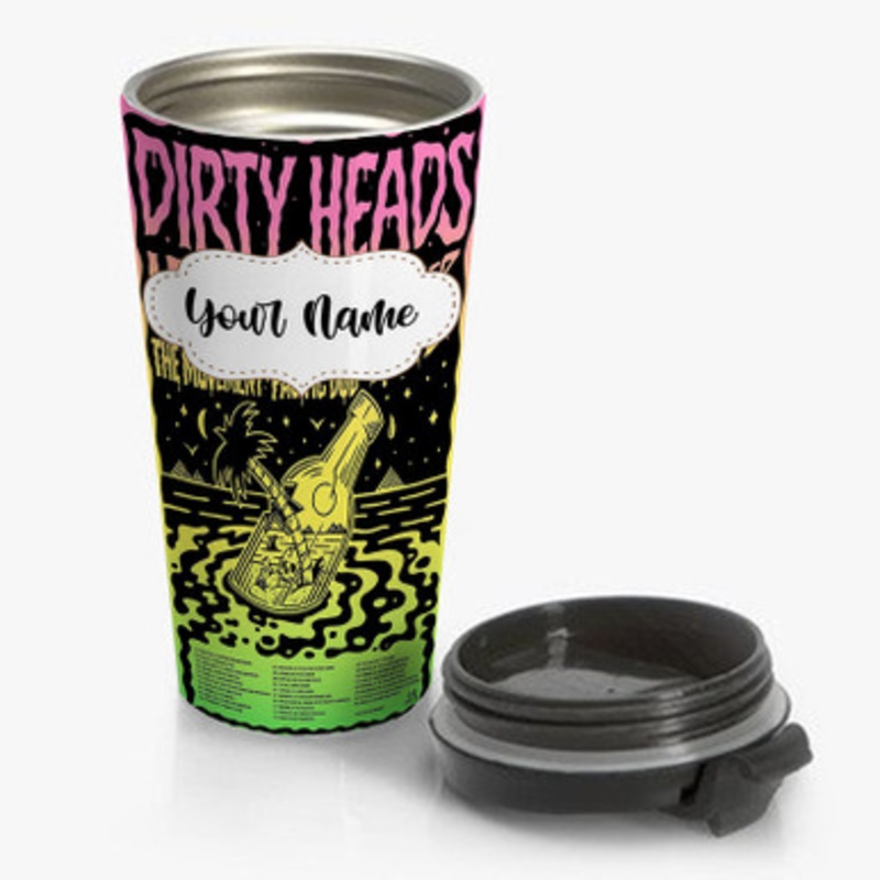 Pastele Dirty Heads Tour Custom Personalized Name Stainless Steel Travel Mug