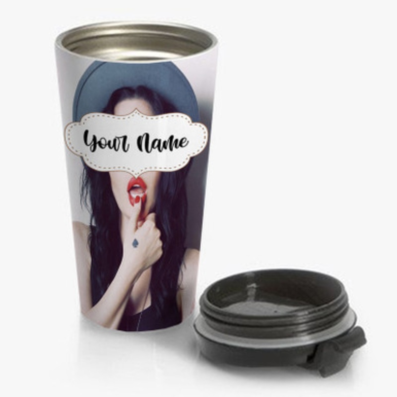 Pastele Dorothy Martin Custom Personalized Name Stainless Steel Travel Mug