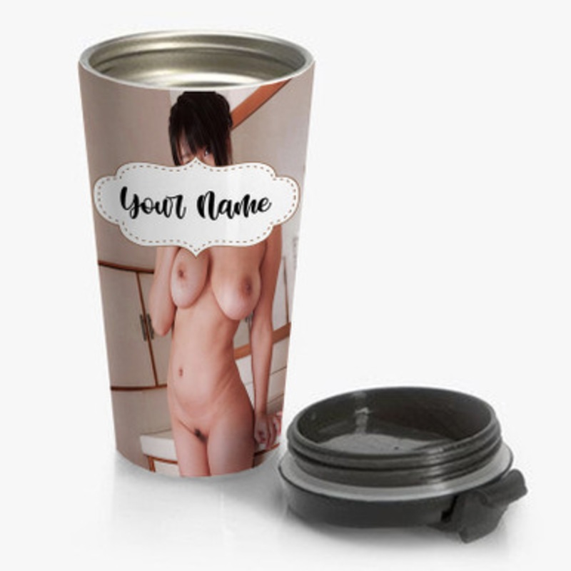 Pastele Hana Haruna Custom Personalized Name Stainless Steel Travel Mug