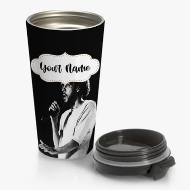 Pastele J Cole Custom Personalized Name Stainless Steel Travel Mug