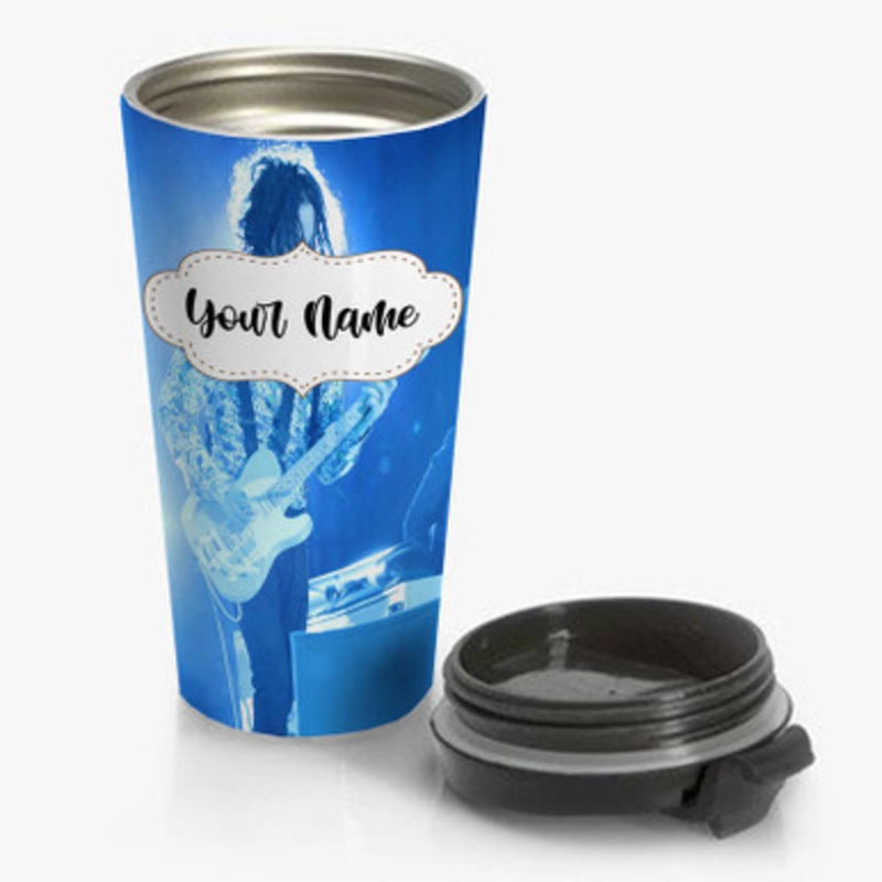 Pastele Jack White Live Custom Personalized Name Stainless Steel Travel Mug