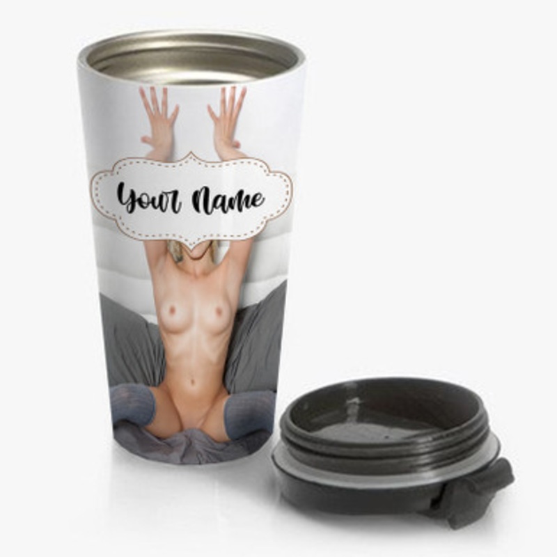 Pastele Julianne Hough Custom Personalized Name Stainless Steel Travel Mug