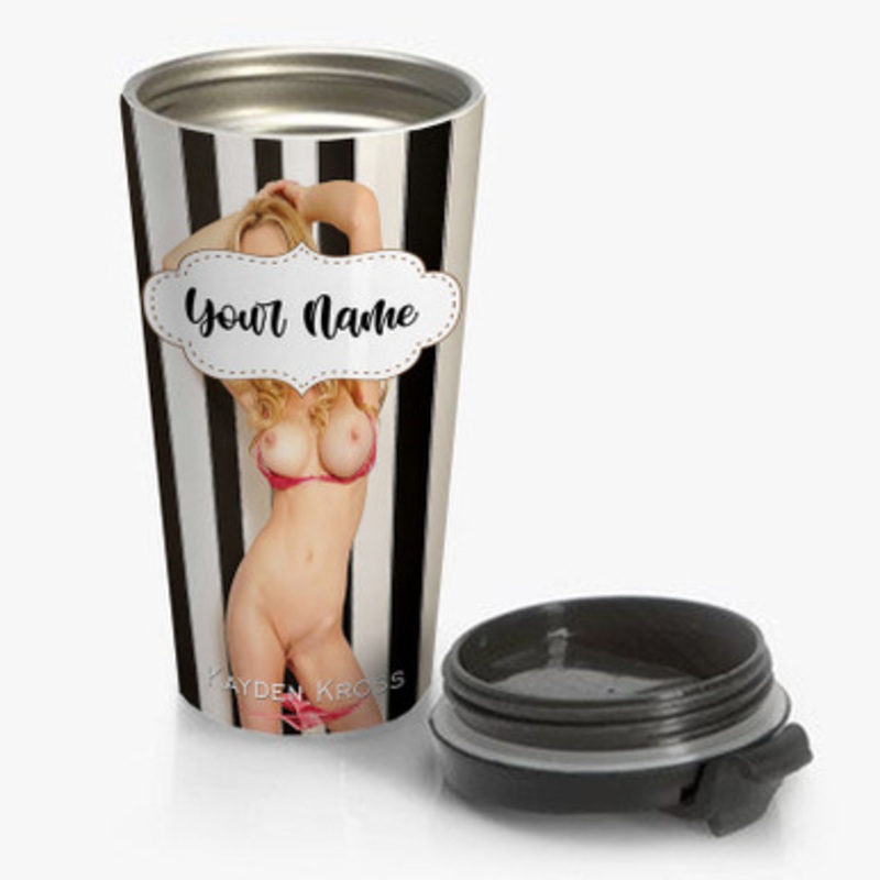 Pastele Kayden Kross Custom Personalized Name Stainless Steel Travel Mug