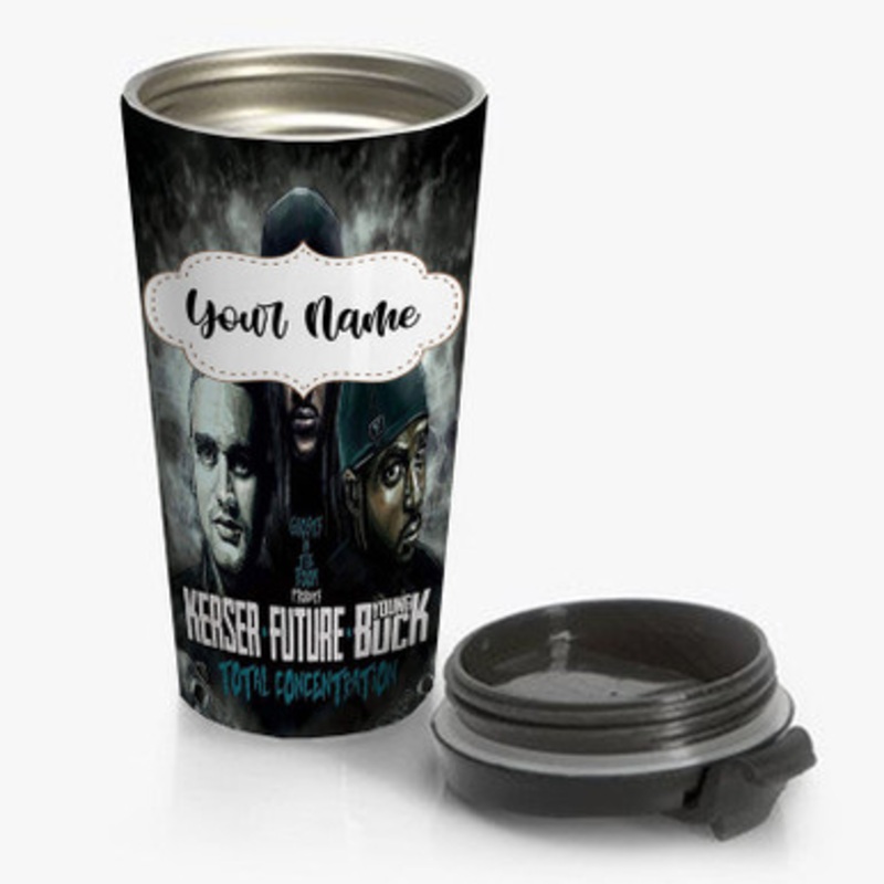 Pastele Kerser ft Future Young Buck Total Concentration Custom Personalized Name Stainless Steel Travel Mug