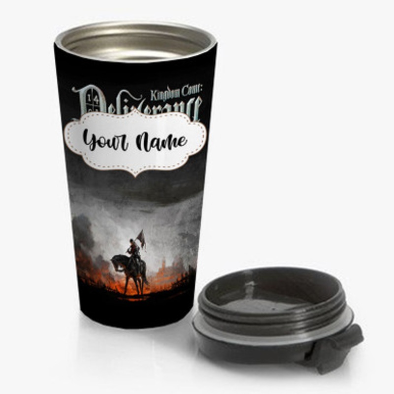 Pastele Kingdom Come Deliverance Custom Personalized Name Stainless Steel Travel Mug
