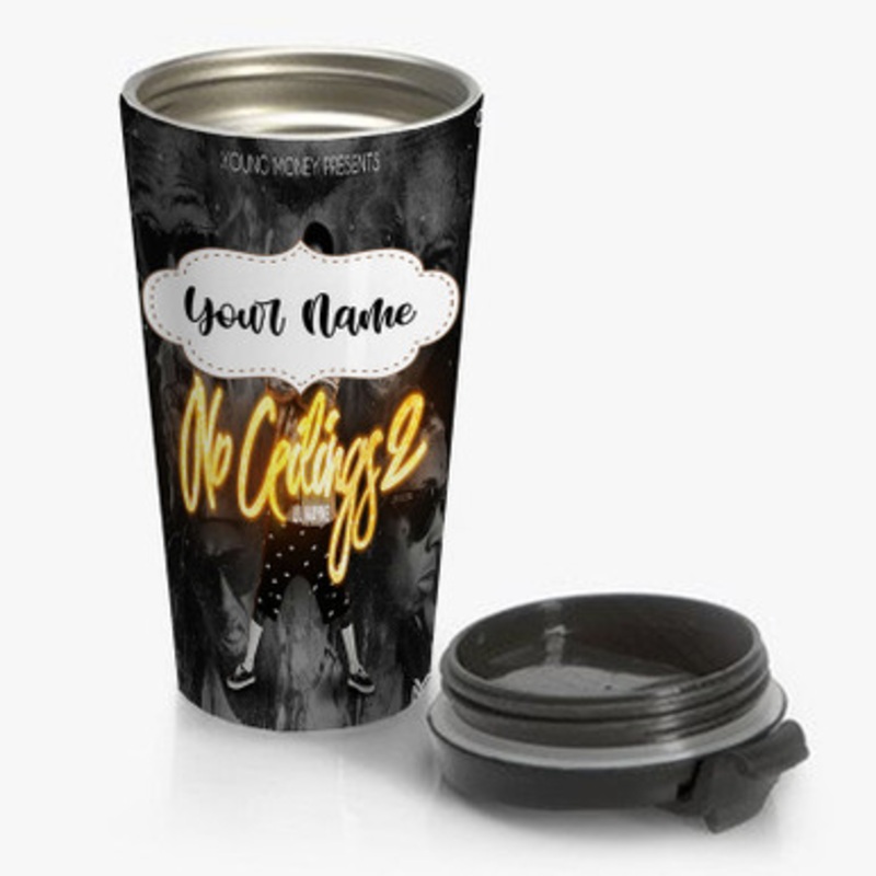 Pastele lil wayne no ceilings Custom Personalized Name Stainless Steel Travel Mug