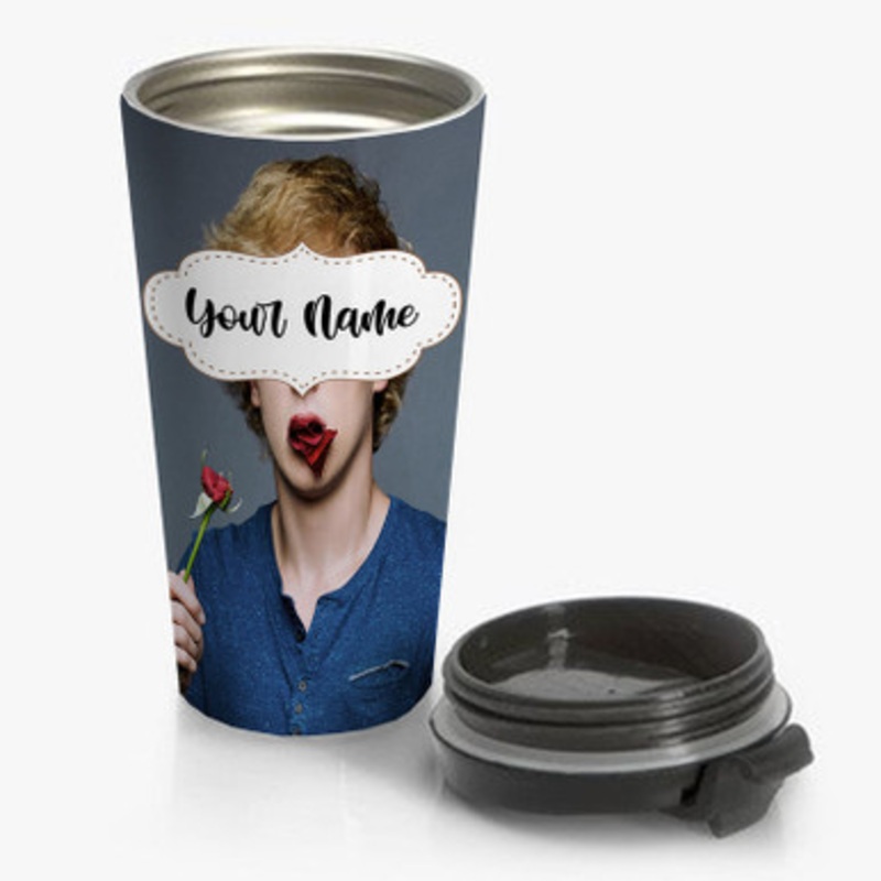 Pastele Logan Paul Arts Custom Personalized Name Stainless Steel Travel Mug