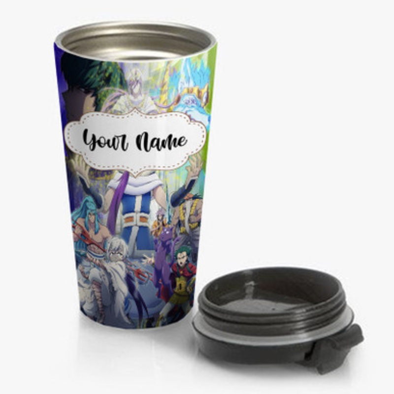 Pastele Magi Adventure of Sinbad Custom Personalized Name Stainless Steel Travel Mug