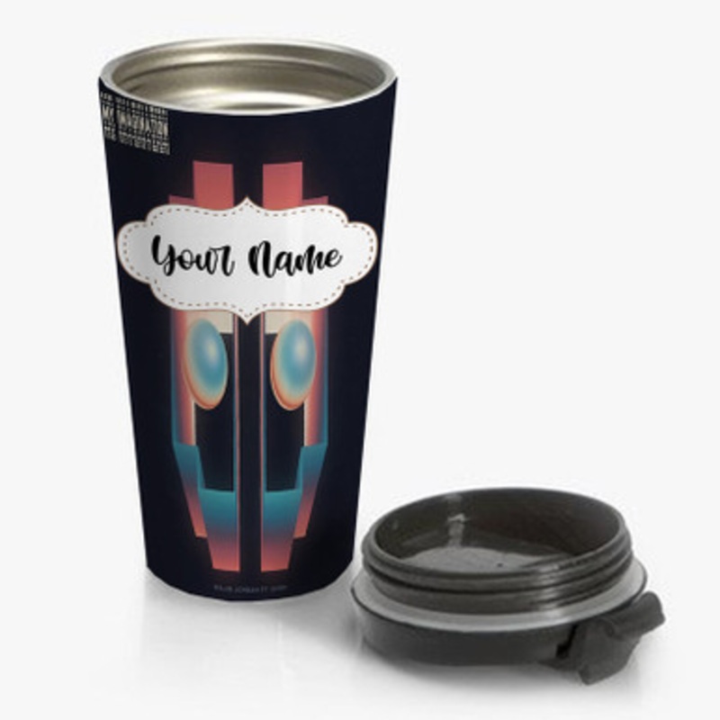 Pastele Majid Jordan Feat dvsn My Imagination Custom Personalized Name Stainless Steel Travel Mug