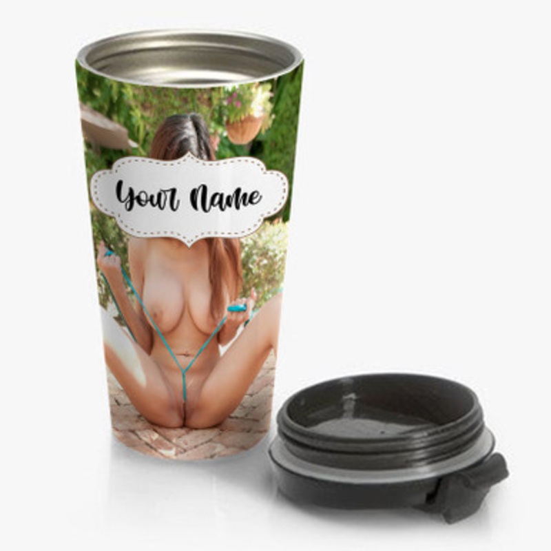 Pastele mia khalifa New Custom Personalized Name Stainless Steel Travel Mug