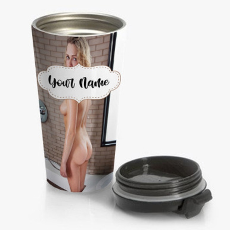 Pastele Mia Malkova Great Custom Personalized Name Stainless Steel Travel Mug